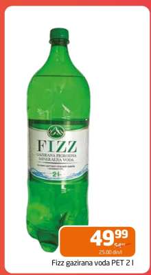 Fizz gazirana voda PET 2 l