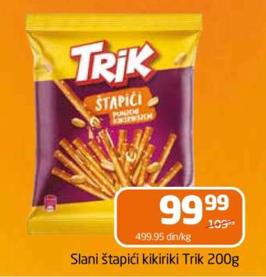Slani štapići kikiriki Trik 200g