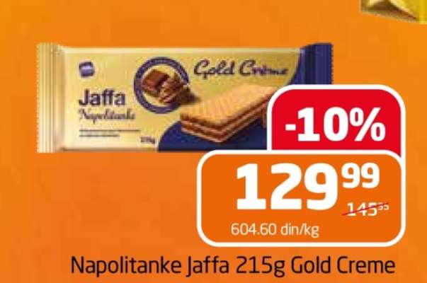 Napolitanke Jaffa 215g Gold Creme