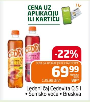 Ledeni čaj Cedevita 0,5 l