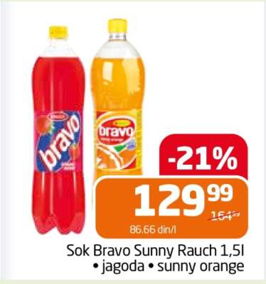 Sok Bravo Sunny Rauch 1,5l