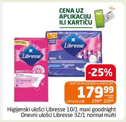 Higijenski ulošci Libresse