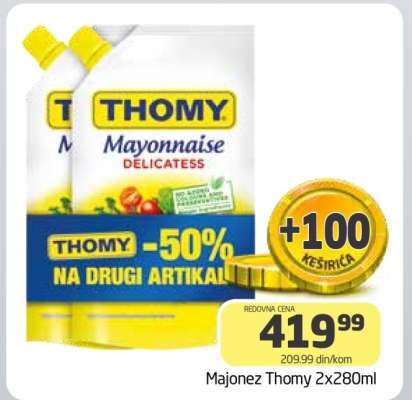 Majonez Thomy 2x280ml
