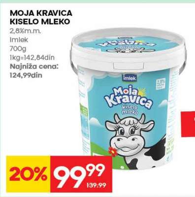 MOJA KRAVICA KISELO MLEKO
