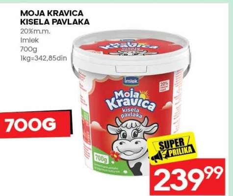 MOJA KRAVICA KISELA PAVLAKA