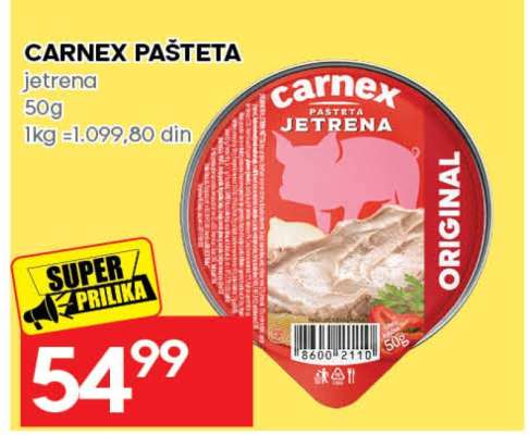 CARNEX PAŠTETA