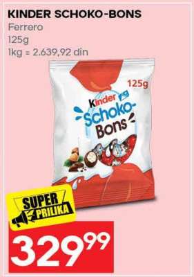 Kinder schoko bons