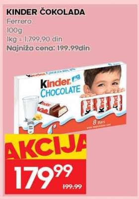 Kinder Čokolada