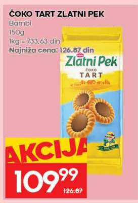 ČOKO TART ZLATNI PEK