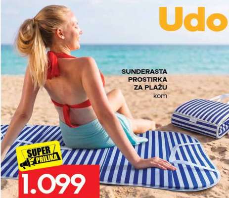 SUNĐERASTA PROSTIRKA ZA PLAŽU