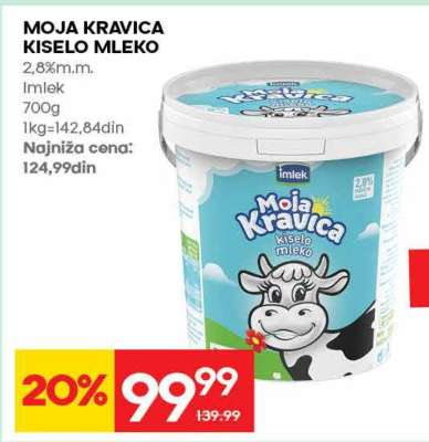 MOJA KRAVICA KISELO MLEKO