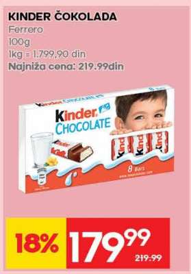 Kinder Čokolada