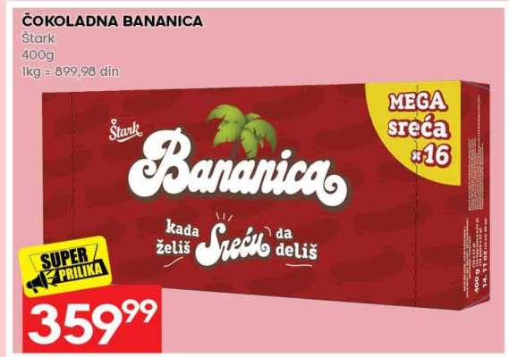 ČOKOLADNA BANANICA