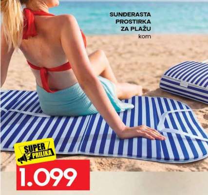 SUNĐERASTA PROSTIRKA ZA PLAŽU