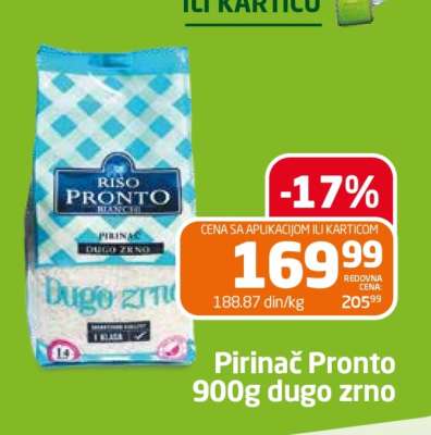 Pirinač Pronto 900g dugo zrno