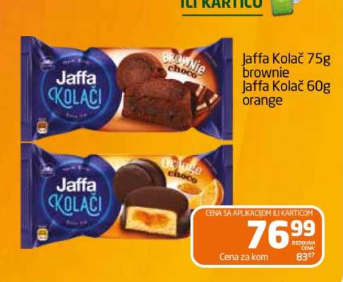 Jaffa Kolač 75g brownie, Jaffa Kolač 60g orange