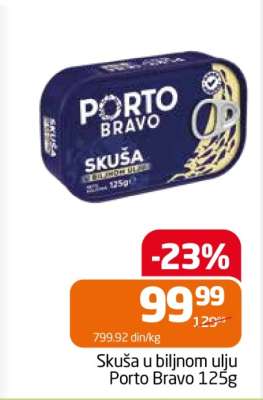 Skuša u biljnom ulju Porto Bravo 125g