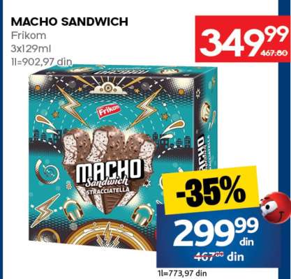 MACHO SANDWICH