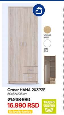 Ormar HANA 2K3P2F