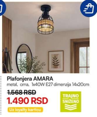 Plafonjera AMARA