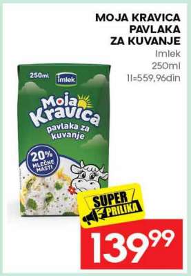 MOJA KRAVICA PAVLAKA ZA KUVANJE