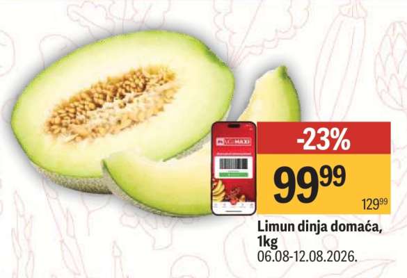 Limun dinja domaća, 1kg