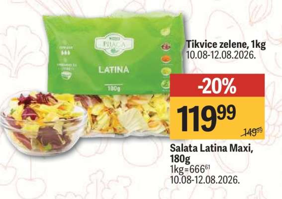 Salata Latina Maxi, 180g