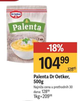 Palenta Dr. Oetker 500g