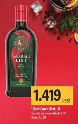 Liker Gorki list 1l
