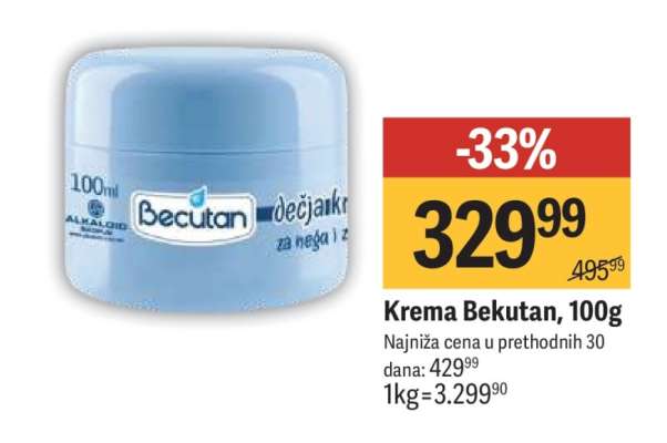 Krema Bekutan , 100g