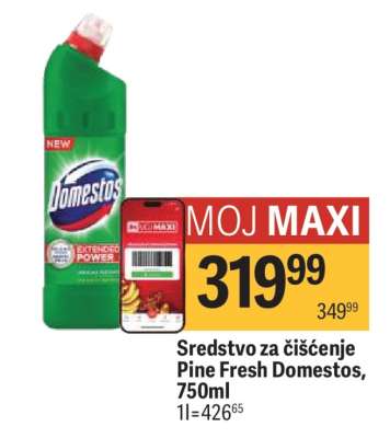 Sredstvo za čišćenje Pine fresh Domestos , 750ml