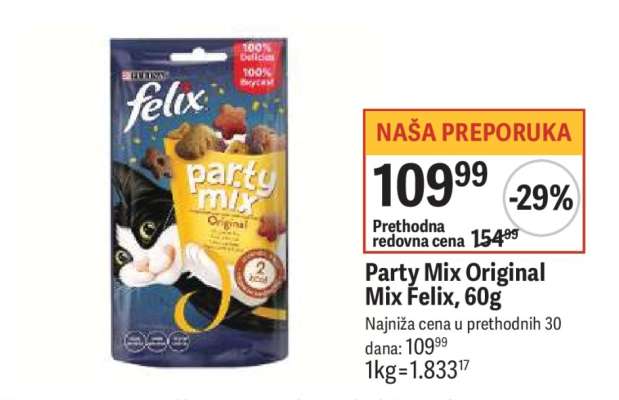 Party Mix Original Mix Felix 60g