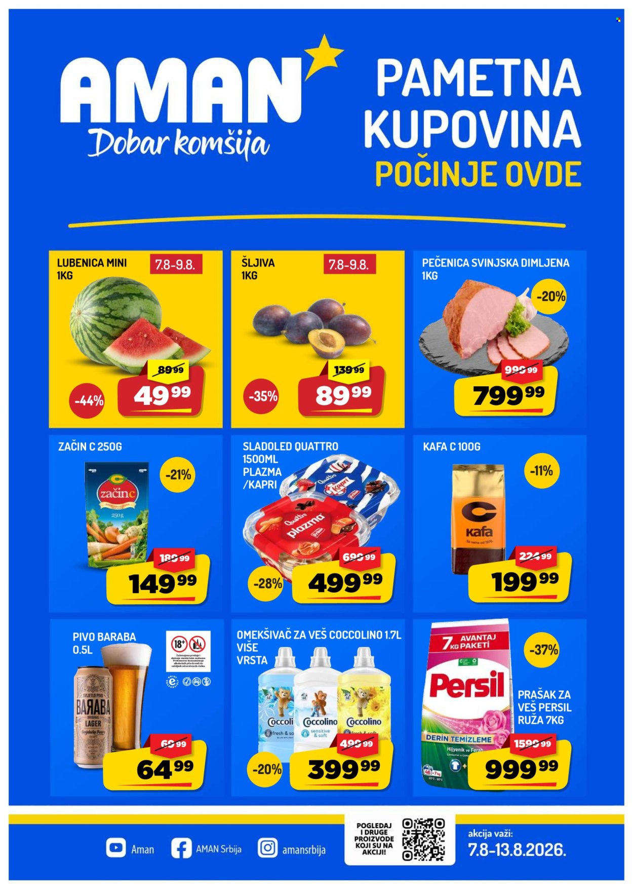 Aman katalog - 07.08.2026 - 13.08.2026. Stranica 1