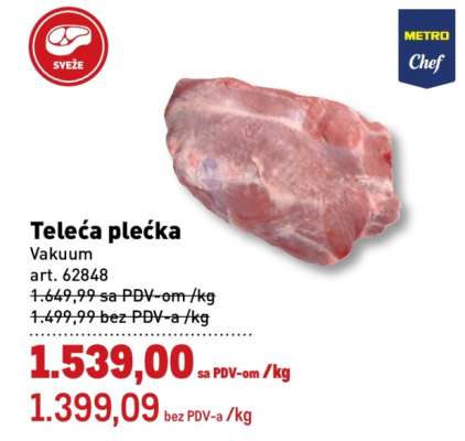 Telecí plečka