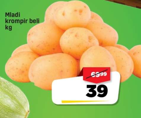 Mladi krompir beli