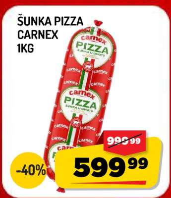ŠUNKA PIZZA CARNEX 1kg