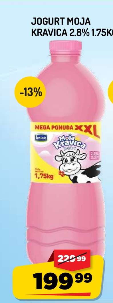 JOGURT MOJA KRAVICA 2.8% 1.75kg