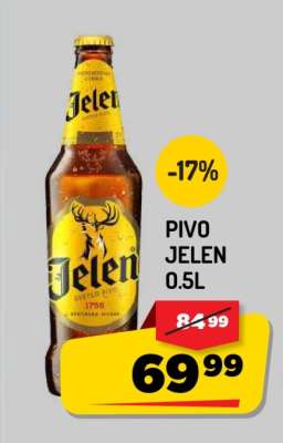 Pivo Jelen 0,5l