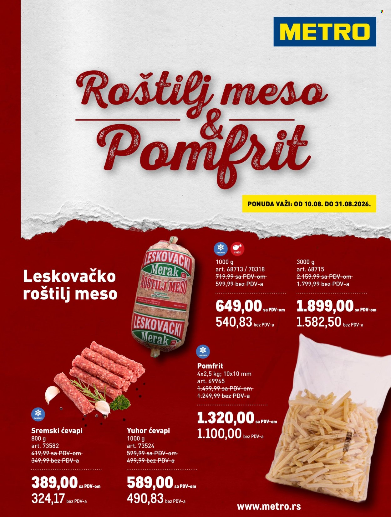 Metro katalog - 10.08.2026 - 31.08.2026. Stranica 1