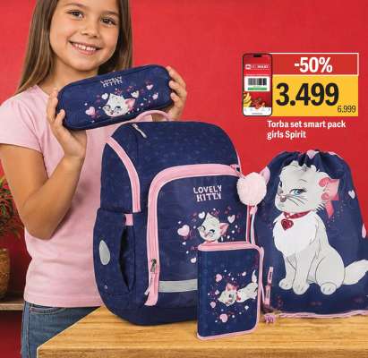 Torba set smart pack girls Spirit
