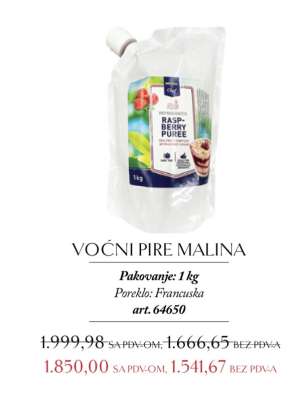 Voćni pire malina