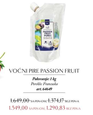Voćni pire Passion Fruit