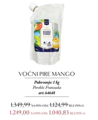 Voćni pire mango