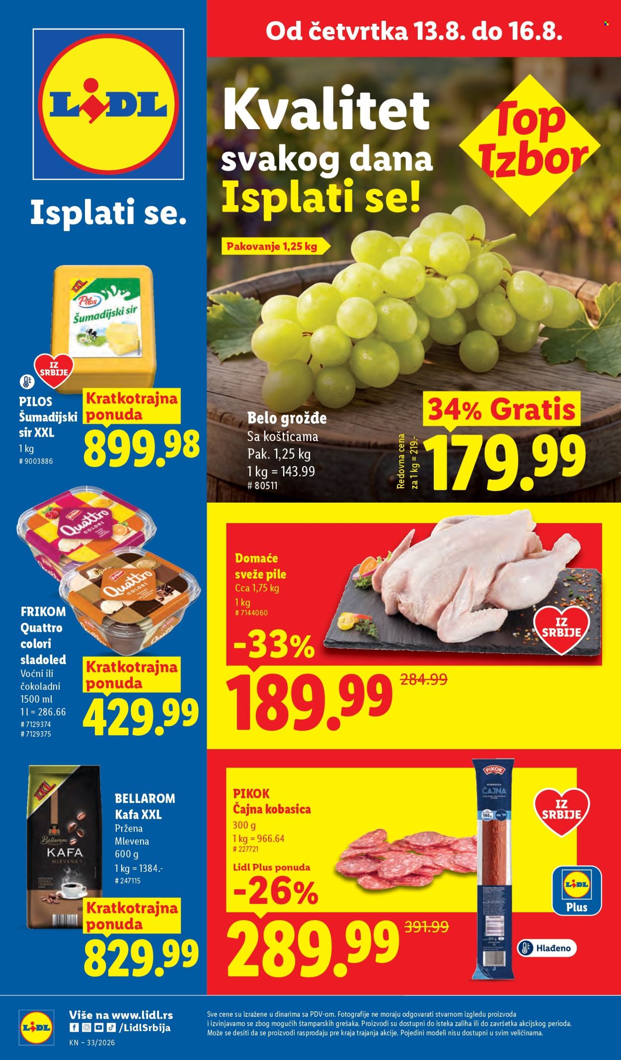 Lidl katalog - 13.08.2026 - 19.08.2026. Stranica 1