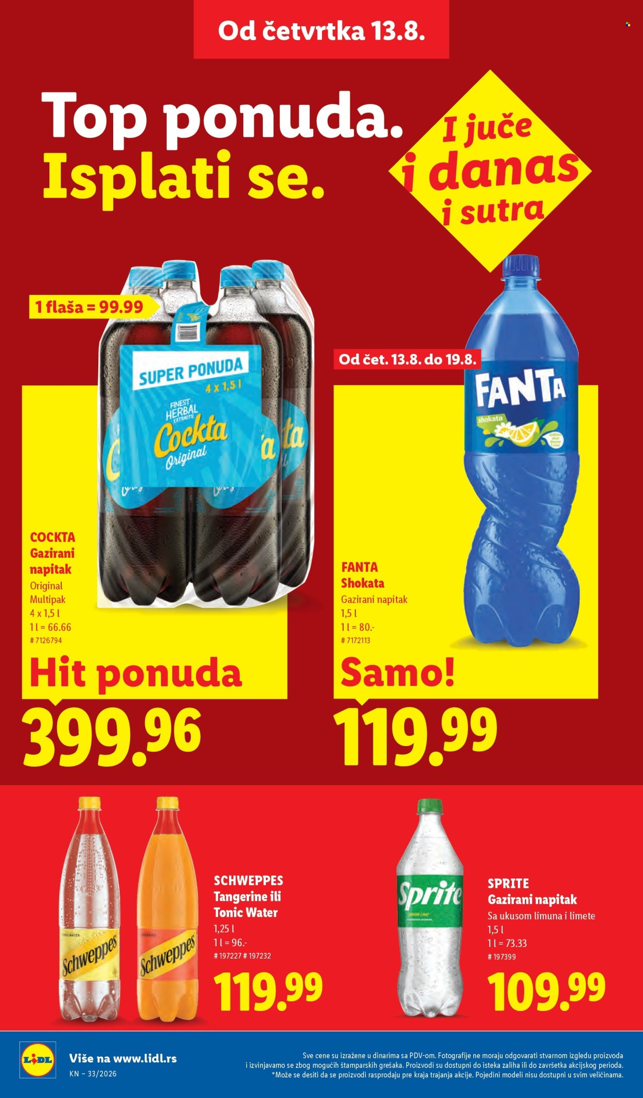 Lidl katalog - 13.08.2026 - 19.08.2026. Stranica 32