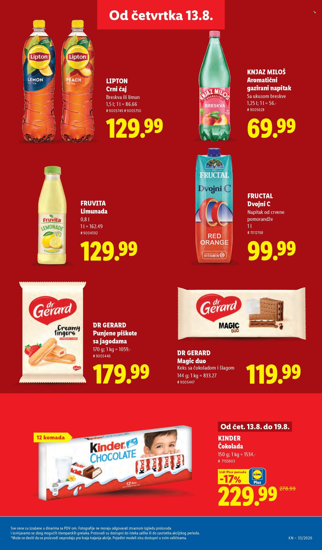 Lidl katalog - 13.08.2026 - 19.08.2026. Stranica 33