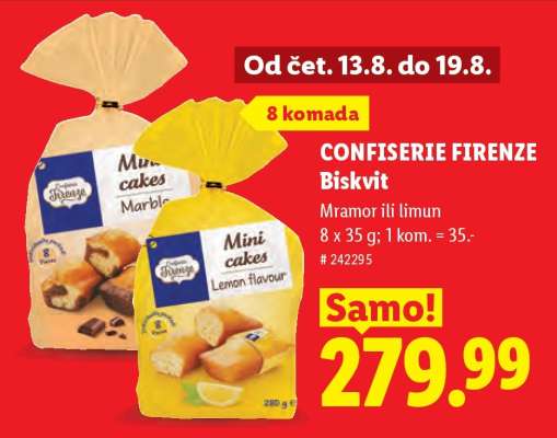 Confiserie Firenze Biskvit