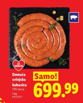 Domaća svinjska kobasica