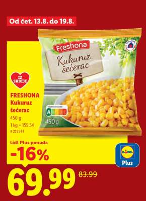 Freshona Kukuruz šećerac