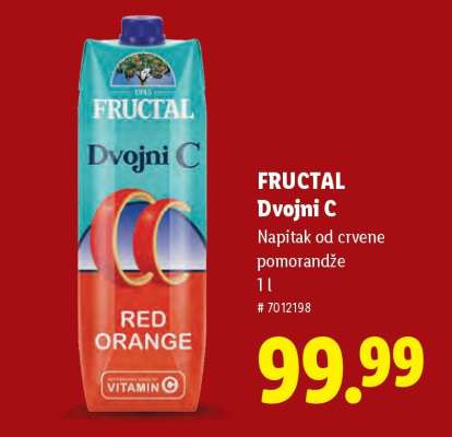 FRUCTAL Dvojni C